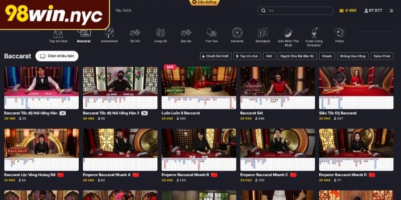 Evo Casino 98Win – Thiên Đường Casino Trực Tuyến Uy Tín 2 Cách tham gia chơi Evo Casino